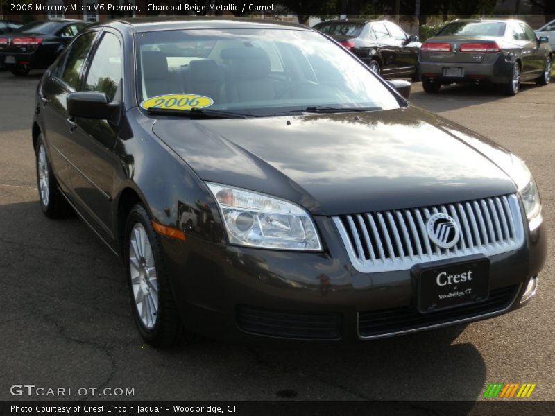 Charcoal Beige Metallic / Camel 2006 Mercury Milan V6 Premier