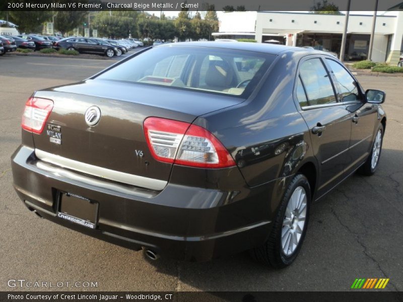 Charcoal Beige Metallic / Camel 2006 Mercury Milan V6 Premier