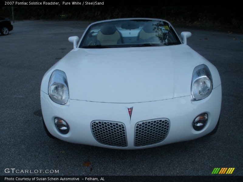 Pure White / Steel/Sand 2007 Pontiac Solstice Roadster