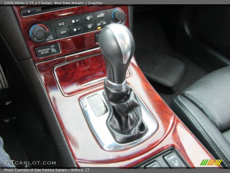 Blue Slate Metallic / Graphite 2008 Infiniti G 35 x S Sedan