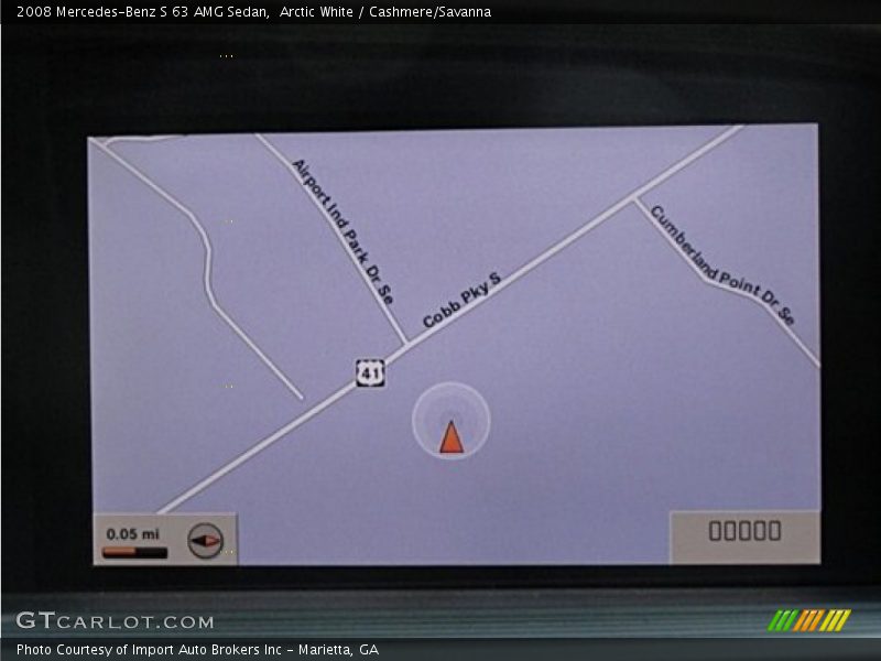 Arctic White / Cashmere/Savanna 2008 Mercedes-Benz S 63 AMG Sedan