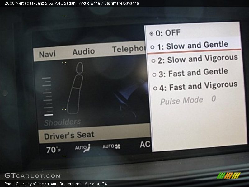 Arctic White / Cashmere/Savanna 2008 Mercedes-Benz S 63 AMG Sedan