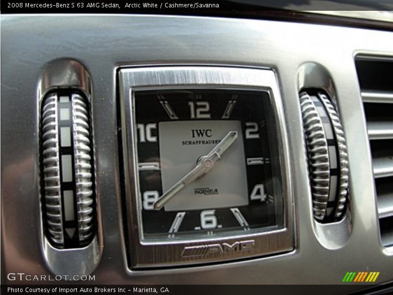 Arctic White / Cashmere/Savanna 2008 Mercedes-Benz S 63 AMG Sedan