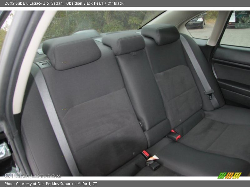 Obsidian Black Pearl / Off Black 2009 Subaru Legacy 2.5i Sedan