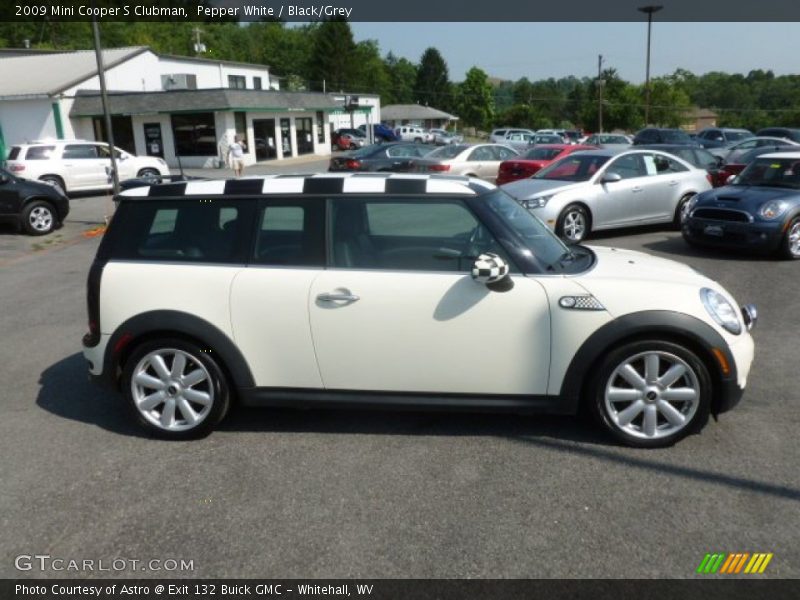 Pepper White / Black/Grey 2009 Mini Cooper S Clubman