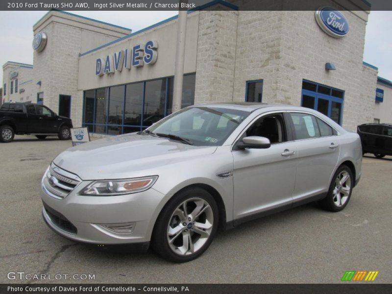 Ingot Silver Metallic / Charcoal Black 2010 Ford Taurus SHO AWD
