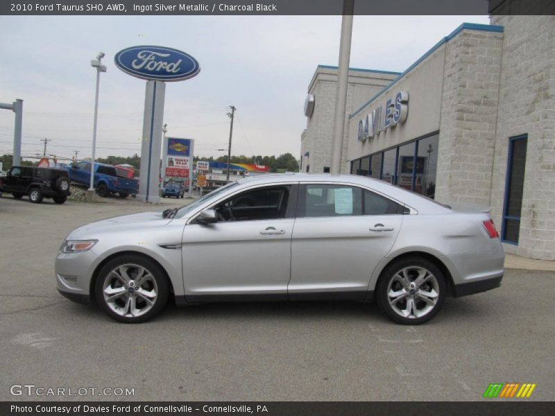 Ingot Silver Metallic / Charcoal Black 2010 Ford Taurus SHO AWD