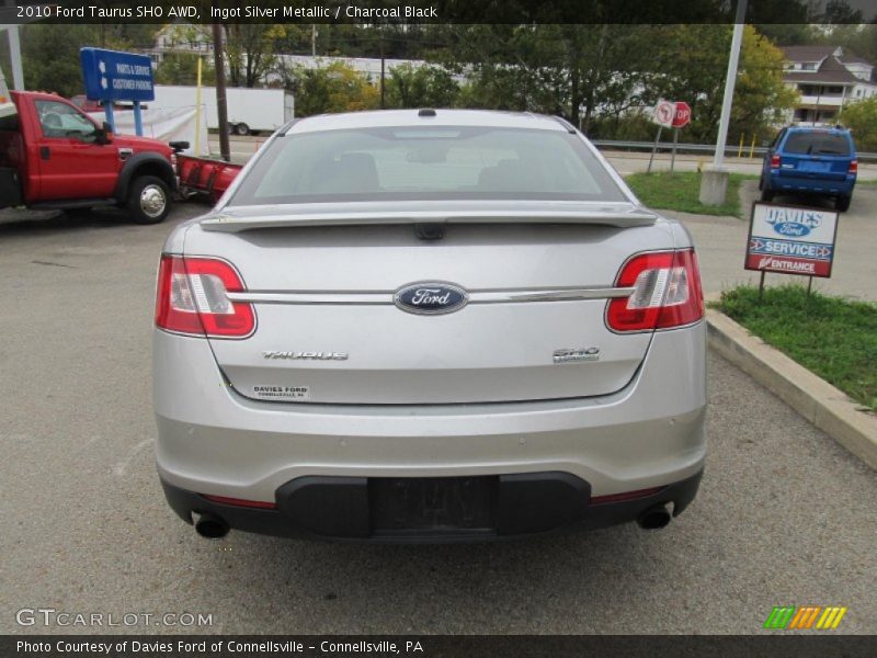 Ingot Silver Metallic / Charcoal Black 2010 Ford Taurus SHO AWD