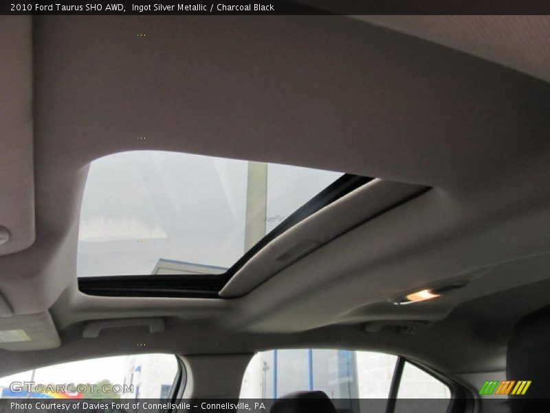 Ingot Silver Metallic / Charcoal Black 2010 Ford Taurus SHO AWD
