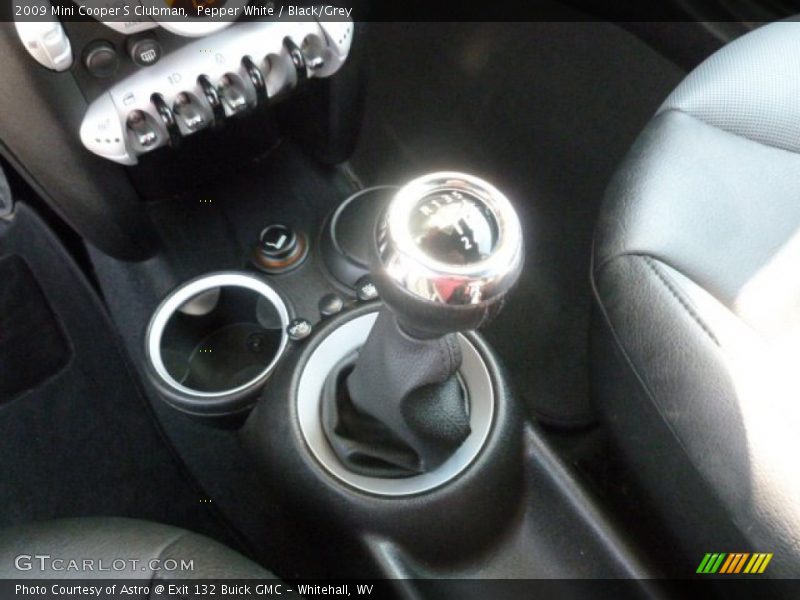 Pepper White / Black/Grey 2009 Mini Cooper S Clubman