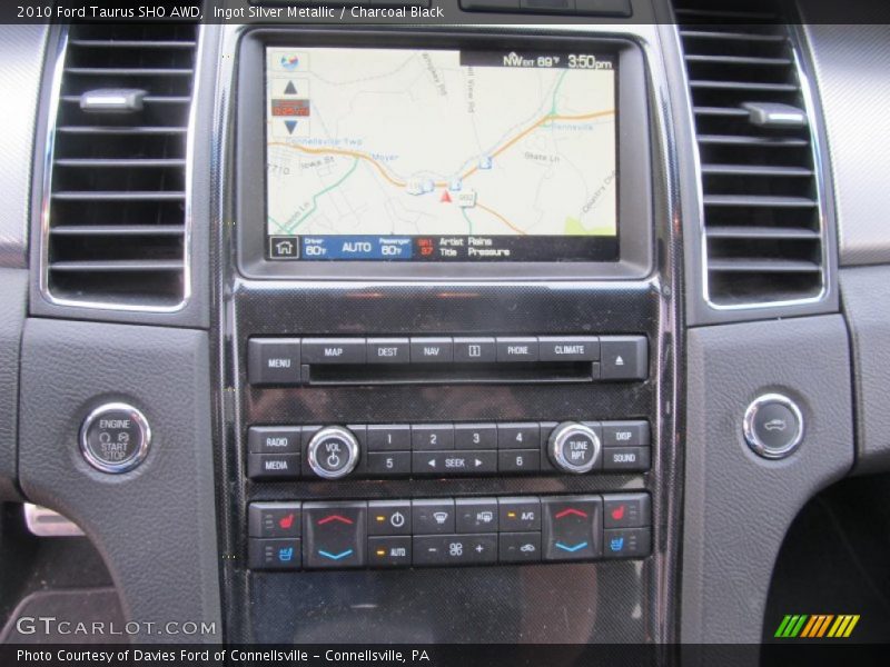 Ingot Silver Metallic / Charcoal Black 2010 Ford Taurus SHO AWD