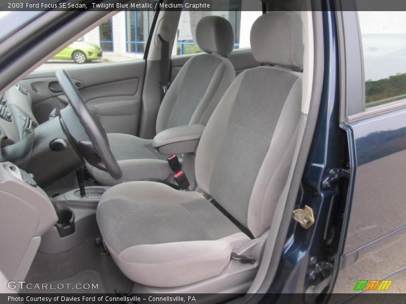 Twilight Blue Metallic / Medium Graphite 2003 Ford Focus SE Sedan