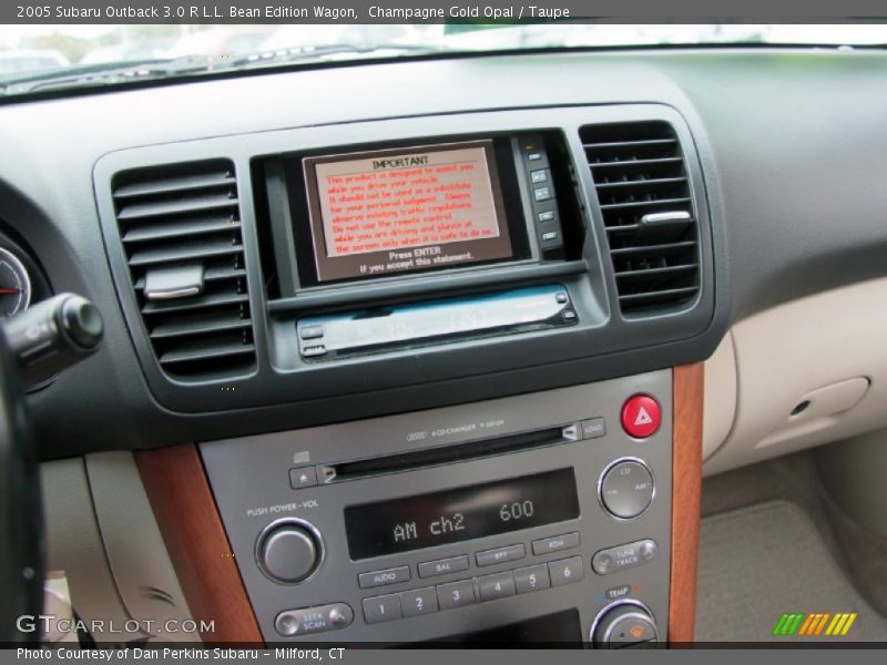 Champagne Gold Opal / Taupe 2005 Subaru Outback 3.0 R L.L. Bean Edition Wagon