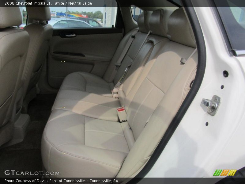 White / Neutral Beige 2008 Chevrolet Impala LT
