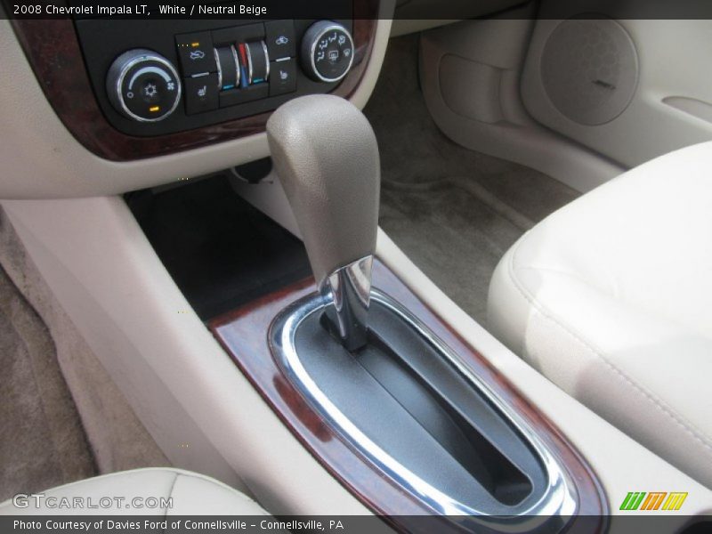 White / Neutral Beige 2008 Chevrolet Impala LT