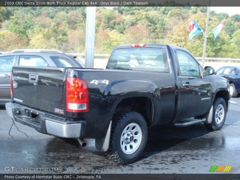 Onyx Black / Dark Titanium 2009 GMC Sierra 1500 Work Truck Regular Cab 4x4