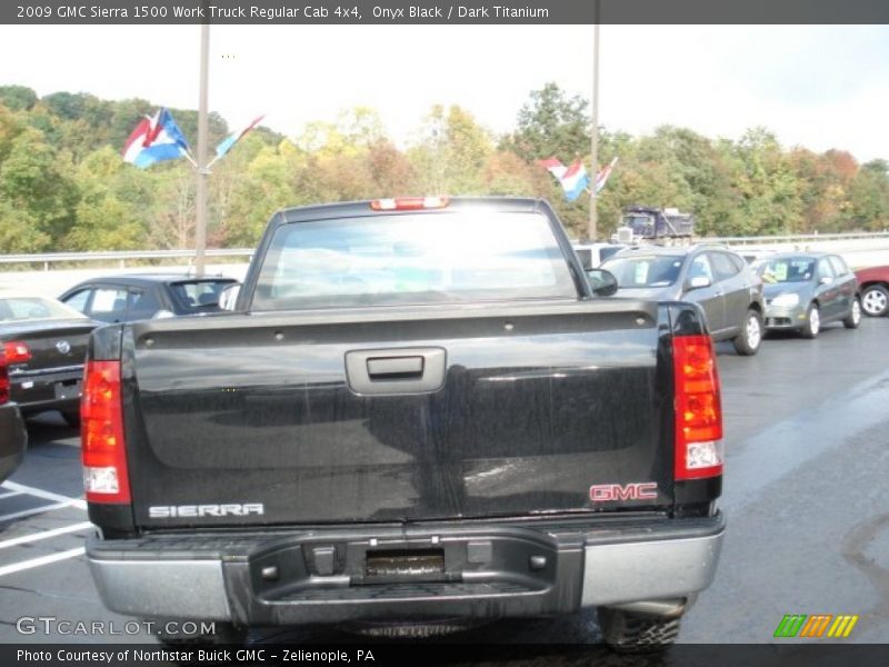 Onyx Black / Dark Titanium 2009 GMC Sierra 1500 Work Truck Regular Cab 4x4