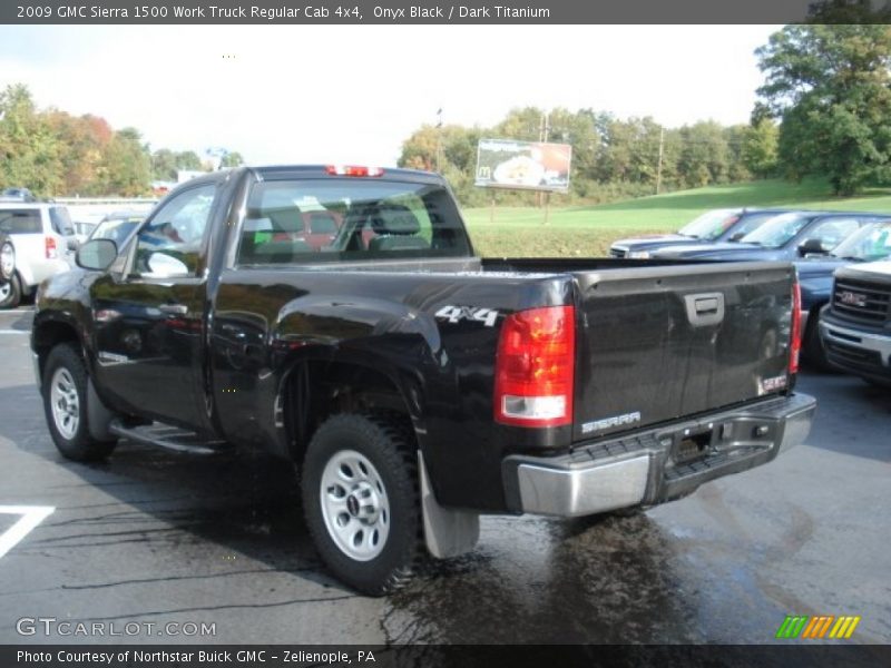 Onyx Black / Dark Titanium 2009 GMC Sierra 1500 Work Truck Regular Cab 4x4