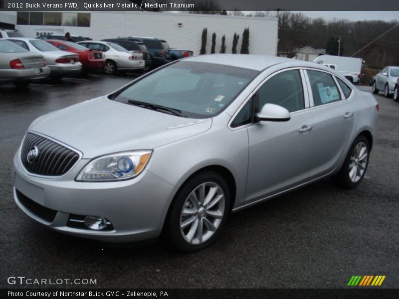 Quicksilver Metallic / Medium Titanium 2012 Buick Verano FWD