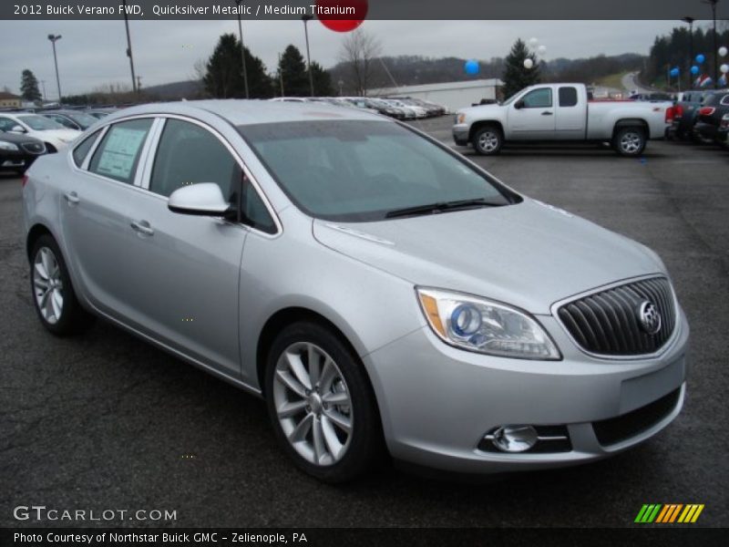 Quicksilver Metallic / Medium Titanium 2012 Buick Verano FWD