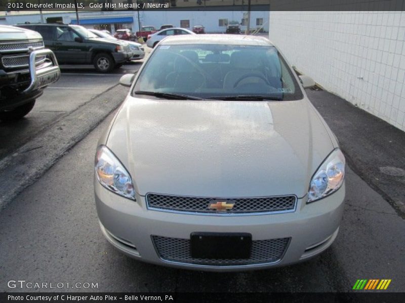 Gold Mist Metallic / Neutral 2012 Chevrolet Impala LS