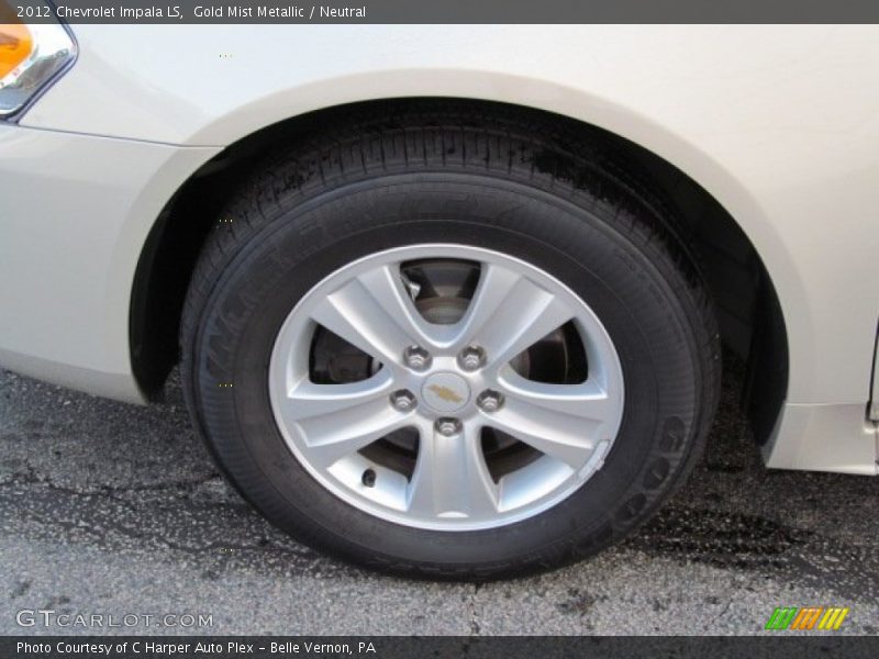 Gold Mist Metallic / Neutral 2012 Chevrolet Impala LS