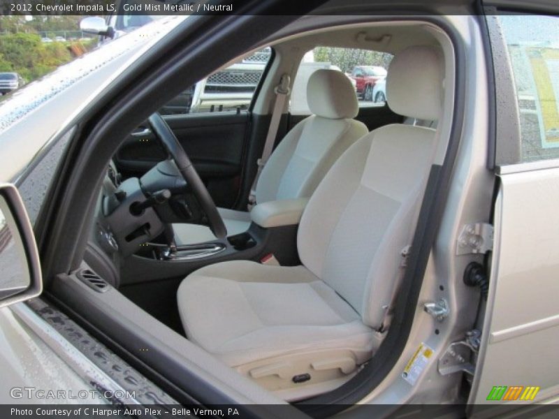 Gold Mist Metallic / Neutral 2012 Chevrolet Impala LS