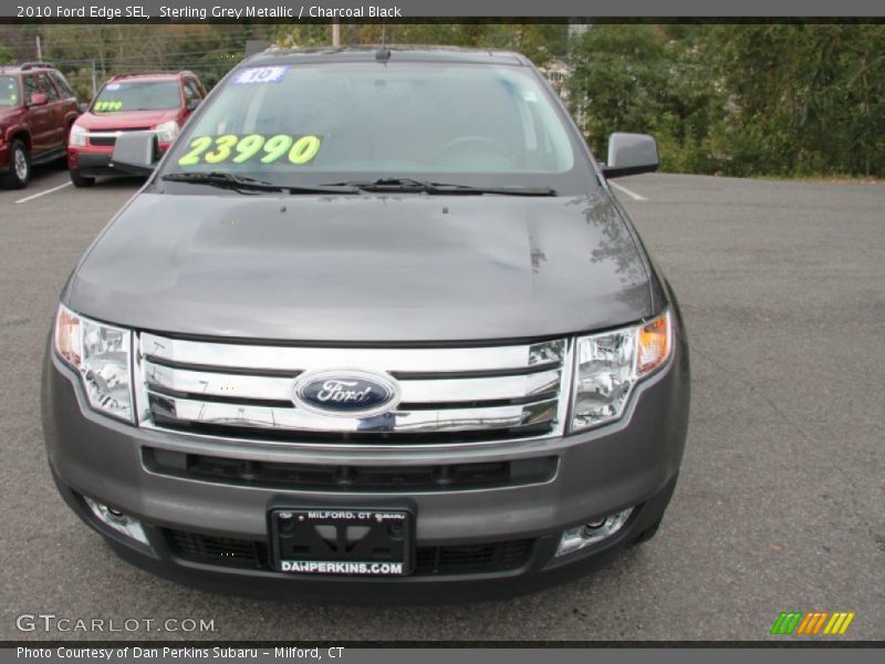 Sterling Grey Metallic / Charcoal Black 2010 Ford Edge SEL