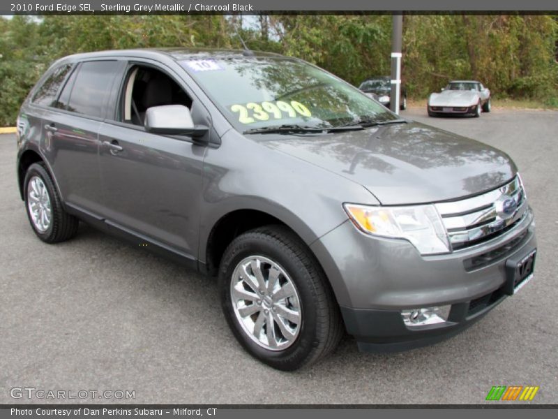 Sterling Grey Metallic / Charcoal Black 2010 Ford Edge SEL