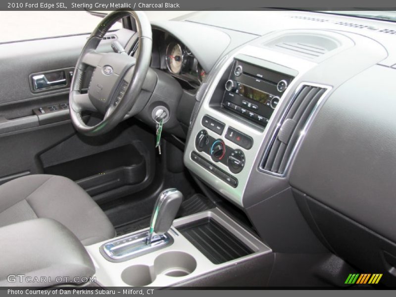 Sterling Grey Metallic / Charcoal Black 2010 Ford Edge SEL