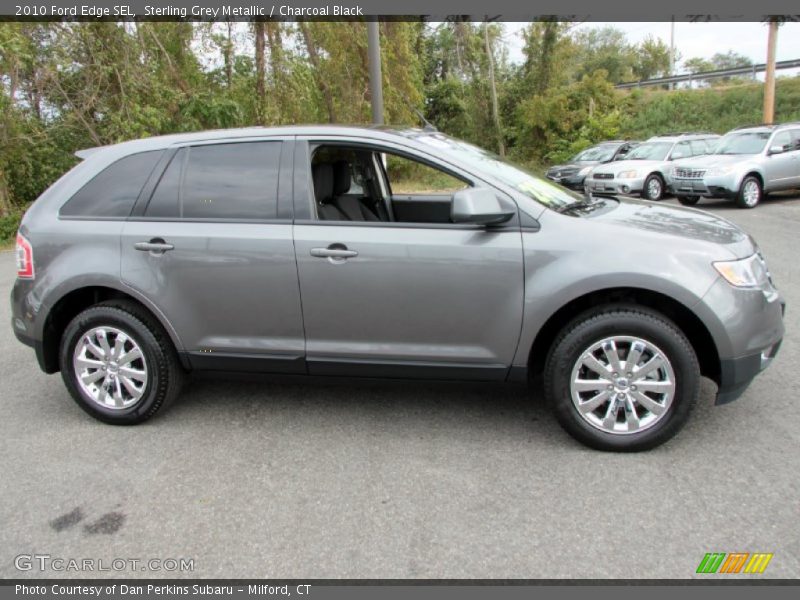 Sterling Grey Metallic / Charcoal Black 2010 Ford Edge SEL
