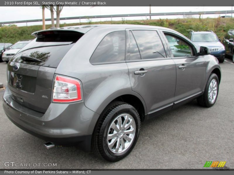 Sterling Grey Metallic / Charcoal Black 2010 Ford Edge SEL