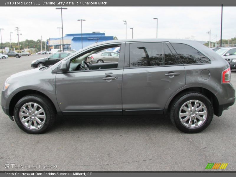 Sterling Grey Metallic / Charcoal Black 2010 Ford Edge SEL