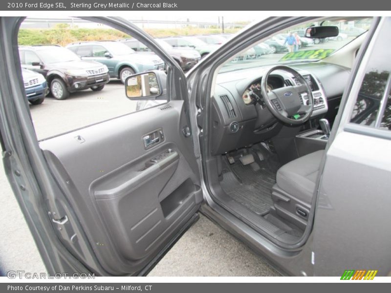 Sterling Grey Metallic / Charcoal Black 2010 Ford Edge SEL