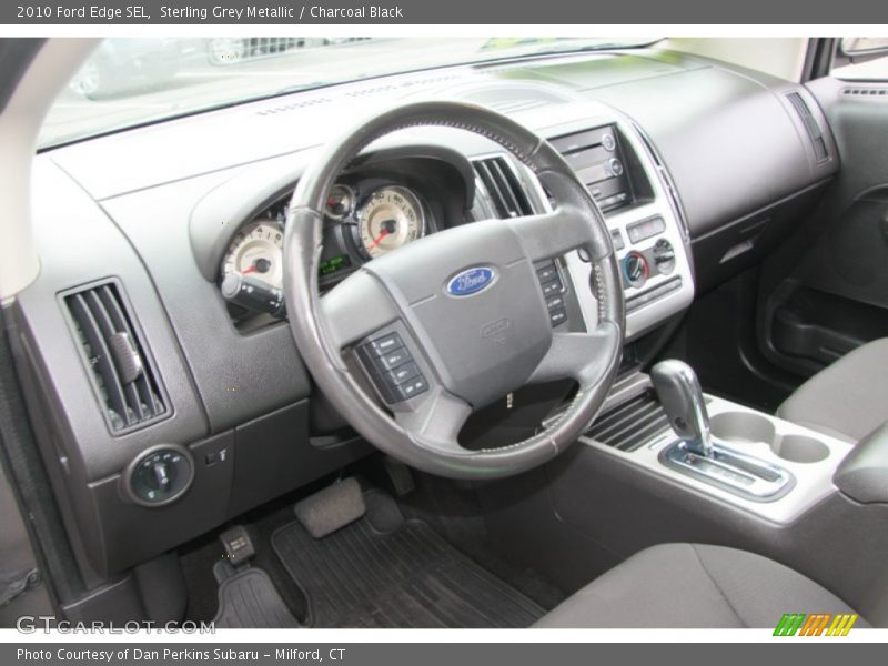 Sterling Grey Metallic / Charcoal Black 2010 Ford Edge SEL