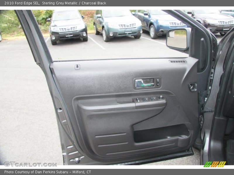 Sterling Grey Metallic / Charcoal Black 2010 Ford Edge SEL