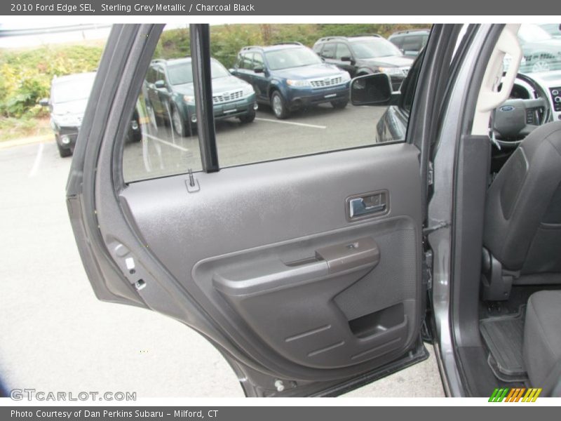 Sterling Grey Metallic / Charcoal Black 2010 Ford Edge SEL