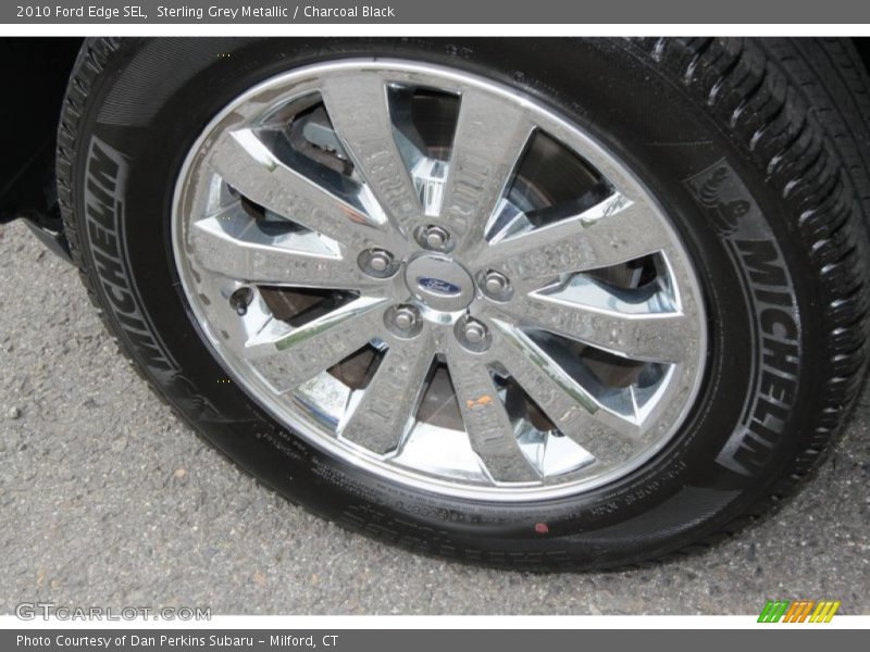 Sterling Grey Metallic / Charcoal Black 2010 Ford Edge SEL
