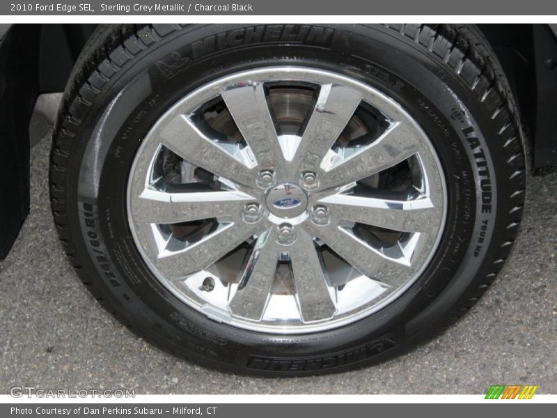 Sterling Grey Metallic / Charcoal Black 2010 Ford Edge SEL