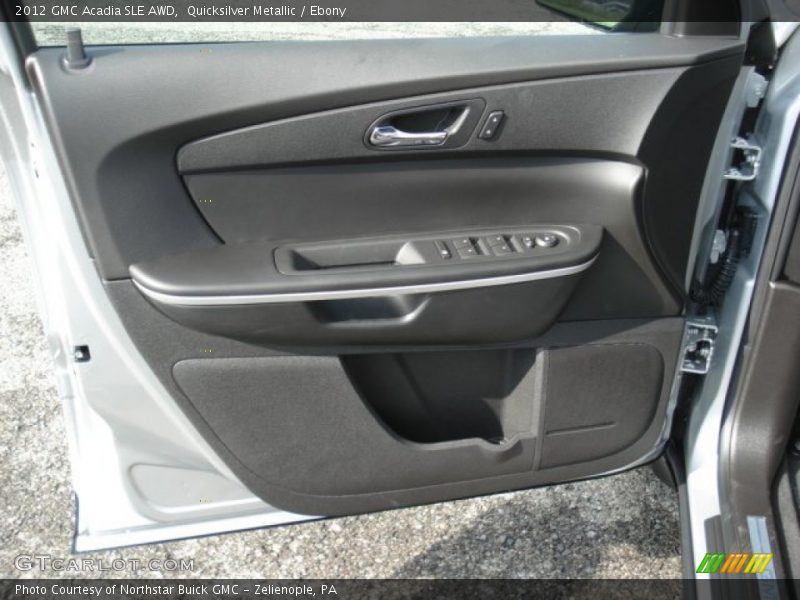 Quicksilver Metallic / Ebony 2012 GMC Acadia SLE AWD