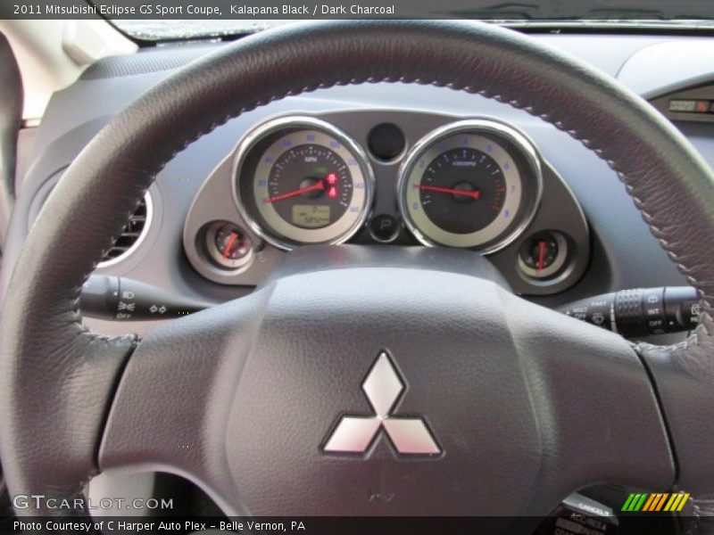 Kalapana Black / Dark Charcoal 2011 Mitsubishi Eclipse GS Sport Coupe