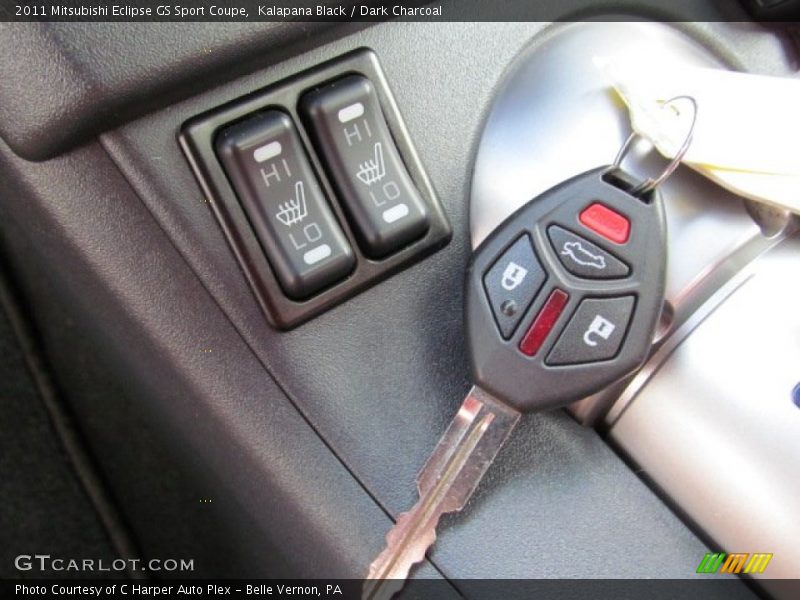 Kalapana Black / Dark Charcoal 2011 Mitsubishi Eclipse GS Sport Coupe
