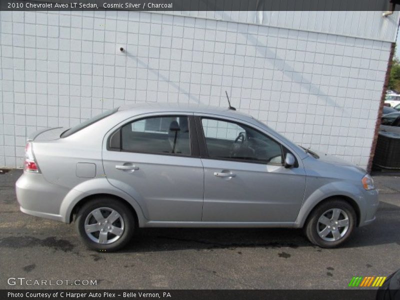 Cosmic Silver / Charcoal 2010 Chevrolet Aveo LT Sedan