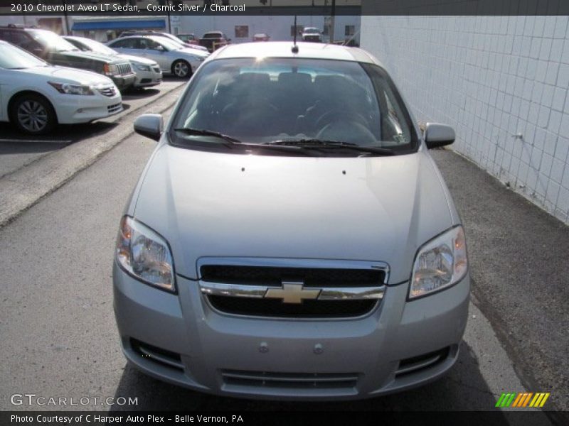 Cosmic Silver / Charcoal 2010 Chevrolet Aveo LT Sedan