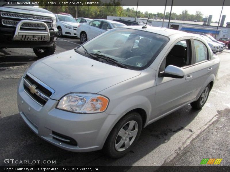 Cosmic Silver / Charcoal 2010 Chevrolet Aveo LT Sedan