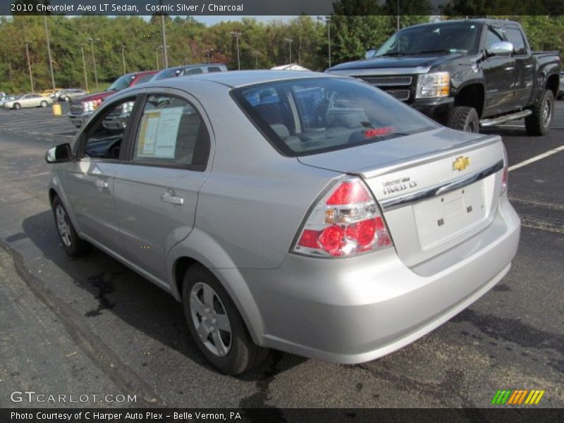 Cosmic Silver / Charcoal 2010 Chevrolet Aveo LT Sedan