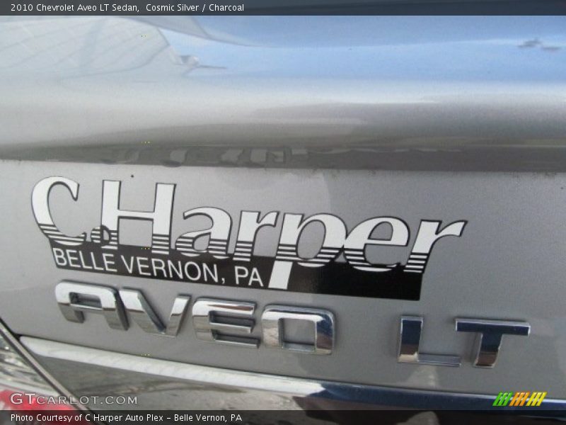 Cosmic Silver / Charcoal 2010 Chevrolet Aveo LT Sedan