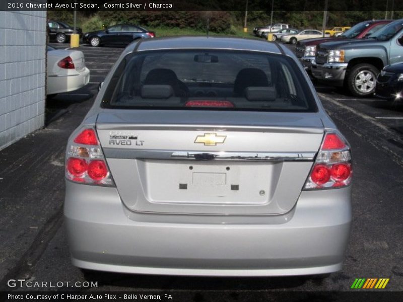 Cosmic Silver / Charcoal 2010 Chevrolet Aveo LT Sedan