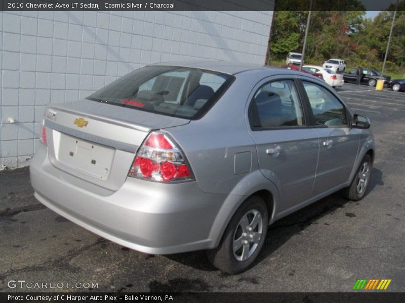 Cosmic Silver / Charcoal 2010 Chevrolet Aveo LT Sedan