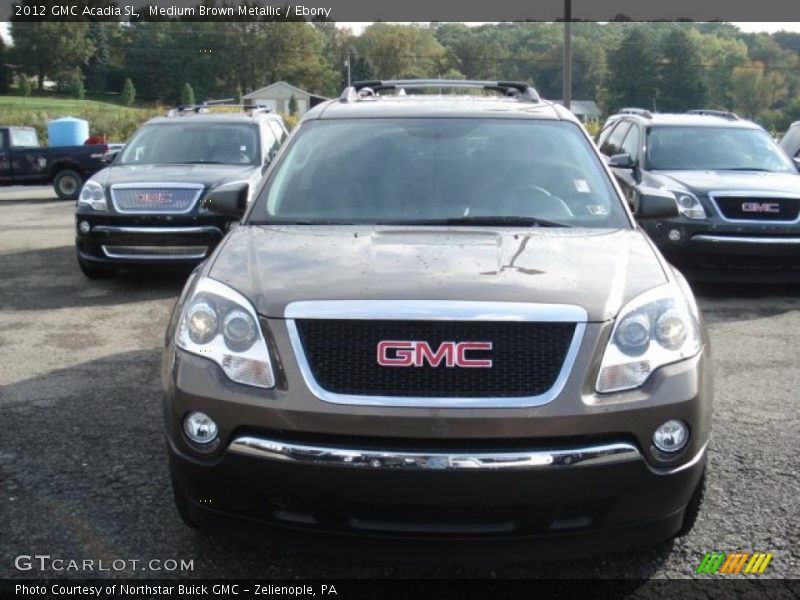 Medium Brown Metallic / Ebony 2012 GMC Acadia SL